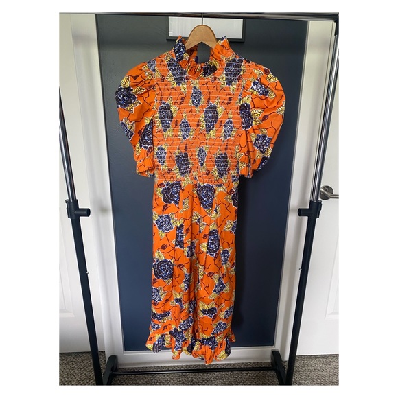 Autumn Adeigbo || NWT Lana Dress (Orange) - Picture 1 of 11